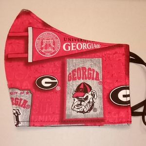 GEORGIA BULLDOGS REVERSIBLE FACE MASK